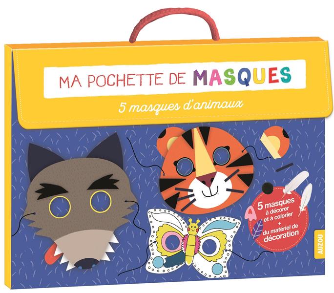 Ma pochette de masques : 5 masques d'animaux - flash vidéo