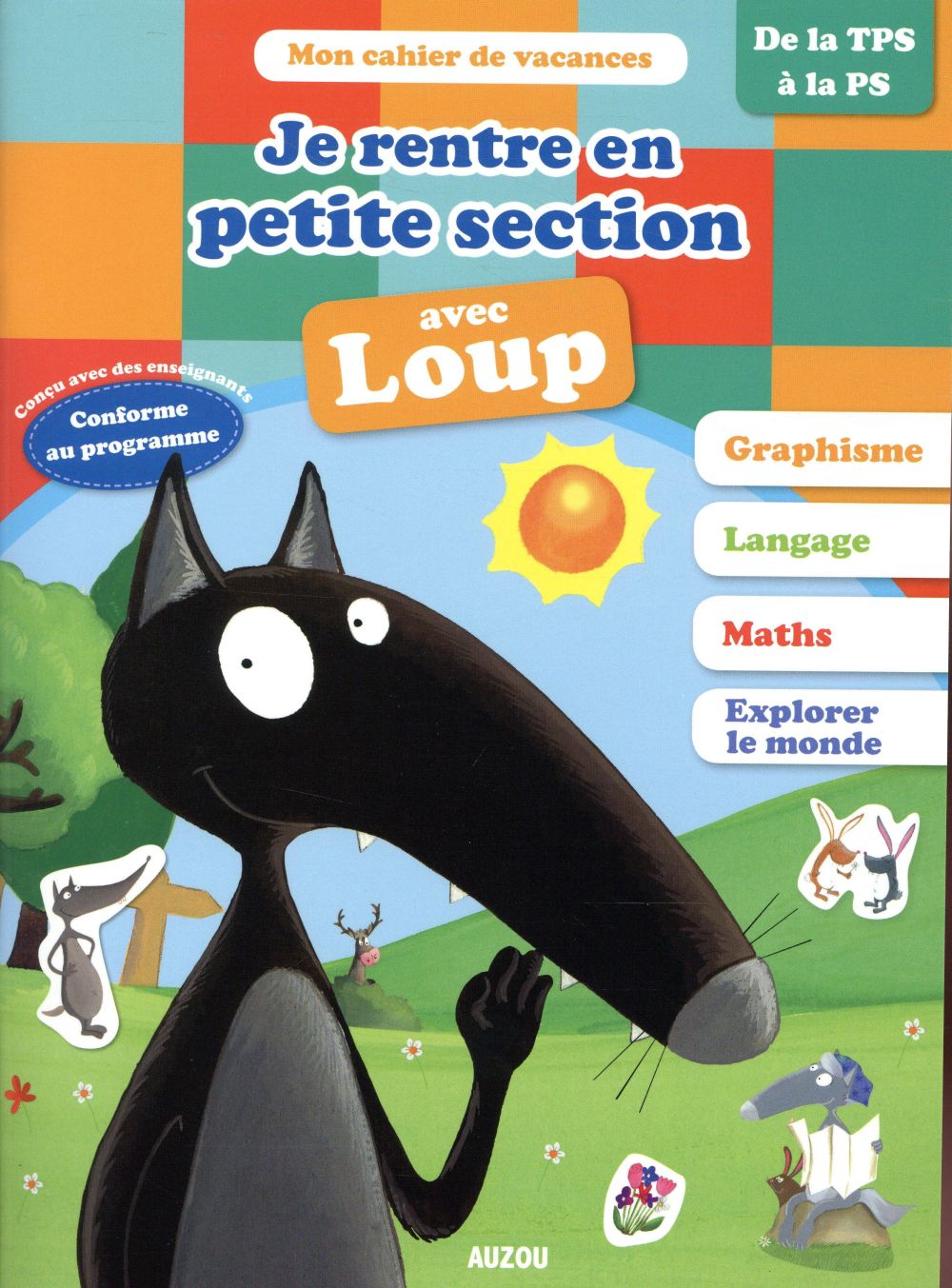Cahier de vacances : je rentre en petite section avec Loup ; de la TPS à la PS - flash vidéo