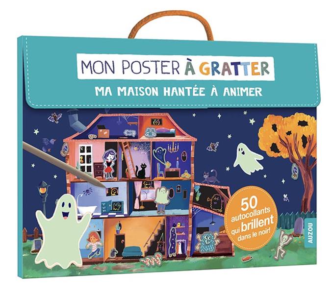 Mon poster à gratter ; ma maison hantée à animer - flash vidéo