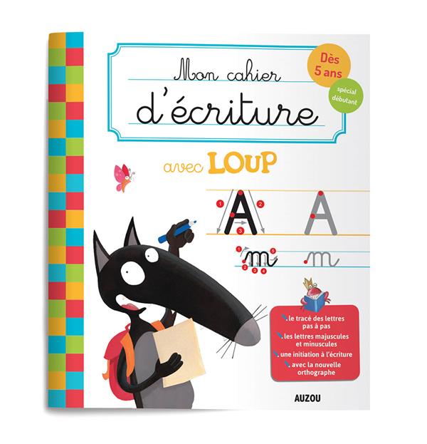Mon cahier d'écriture avec Loup - flash vidéo