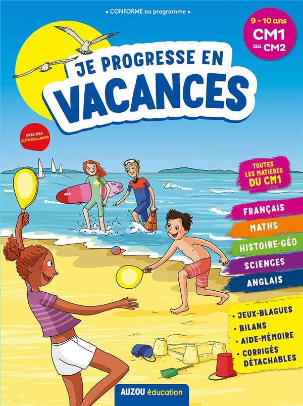 Cahier de vacances : je progresse en vacances ; CM1 au CM2 - flash vidéo