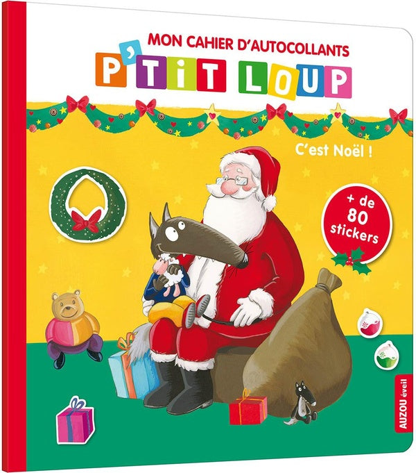 Mon cahier d'autocollants : P'tit Loup : c'est Noël ! - flash vidéo