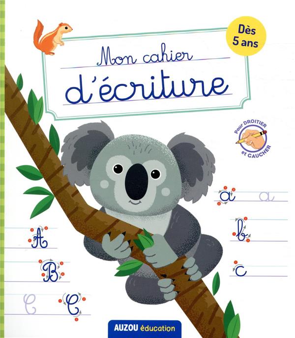 Mon cahier d'écriture ; animaux du monde - flash vidéo