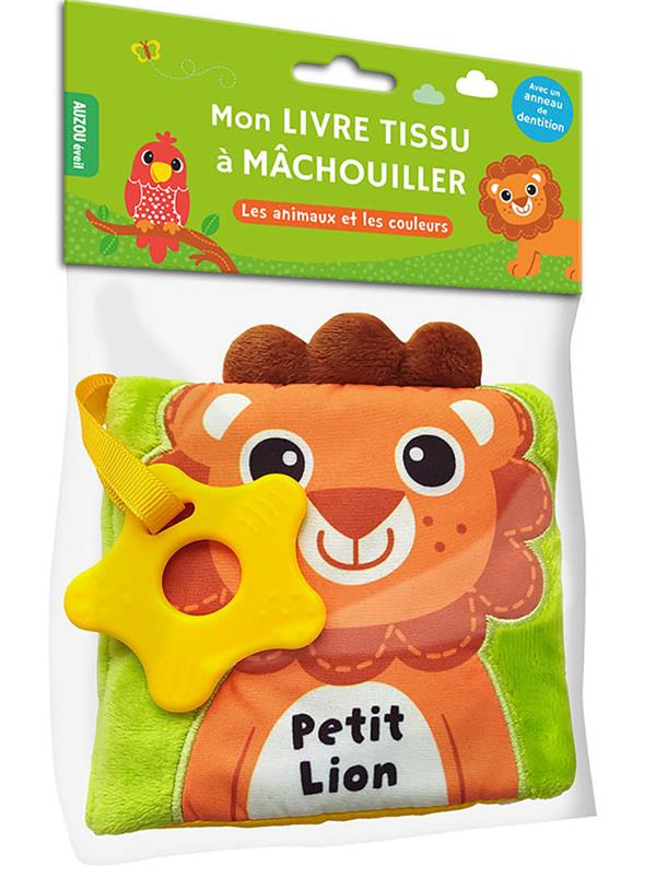 Mon livre tissu à mâchouiller : petit lion - flash vidéo