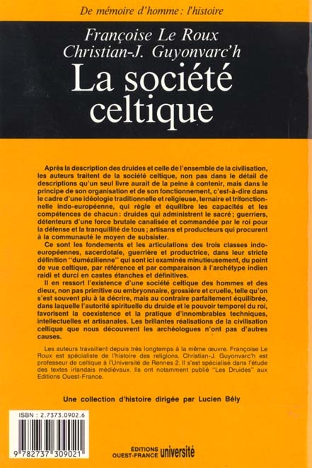 La societe celtique