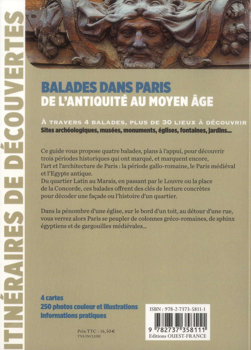 Balades dans Paris ; de l'antiquité au Moyen âge