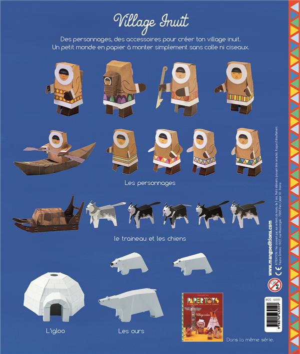 Paper toys : village inuit