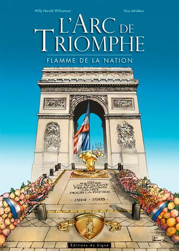 L'arc de triomphe ; flamme de la nation - flash vidéo