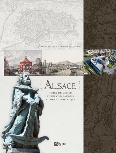Alsace ; terre du milieu entre coq français et aiglais - flash vidéo