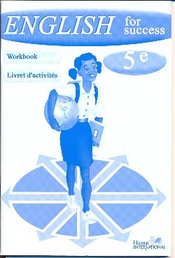 English for success ; 5e ; cahier d'activités