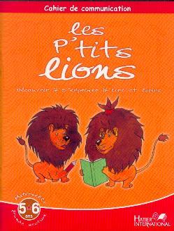 Cahier de communication ; les p'tits lions ; GS