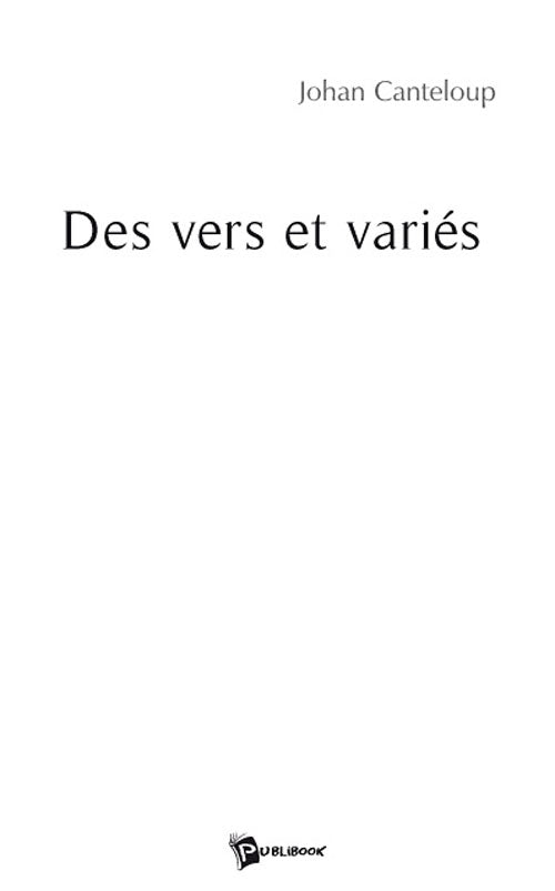 Des vers et variés