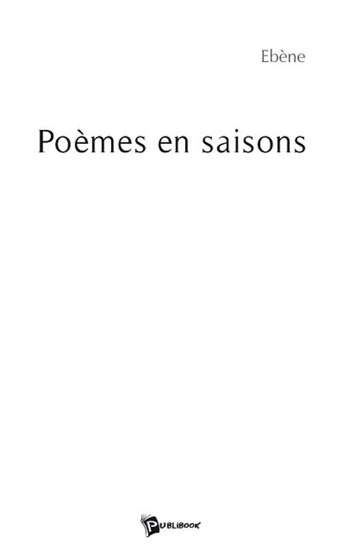 Poèmes en saisons