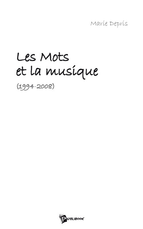 Les mots et la musique