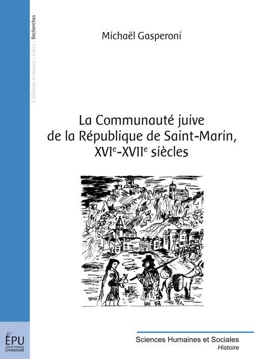 La  communaute familiale  des juifs de la republique de saint-marin