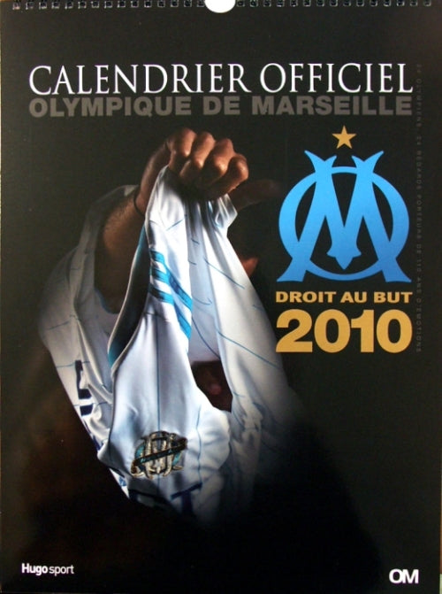 Calendrier mural officiel Olympique de Marseille