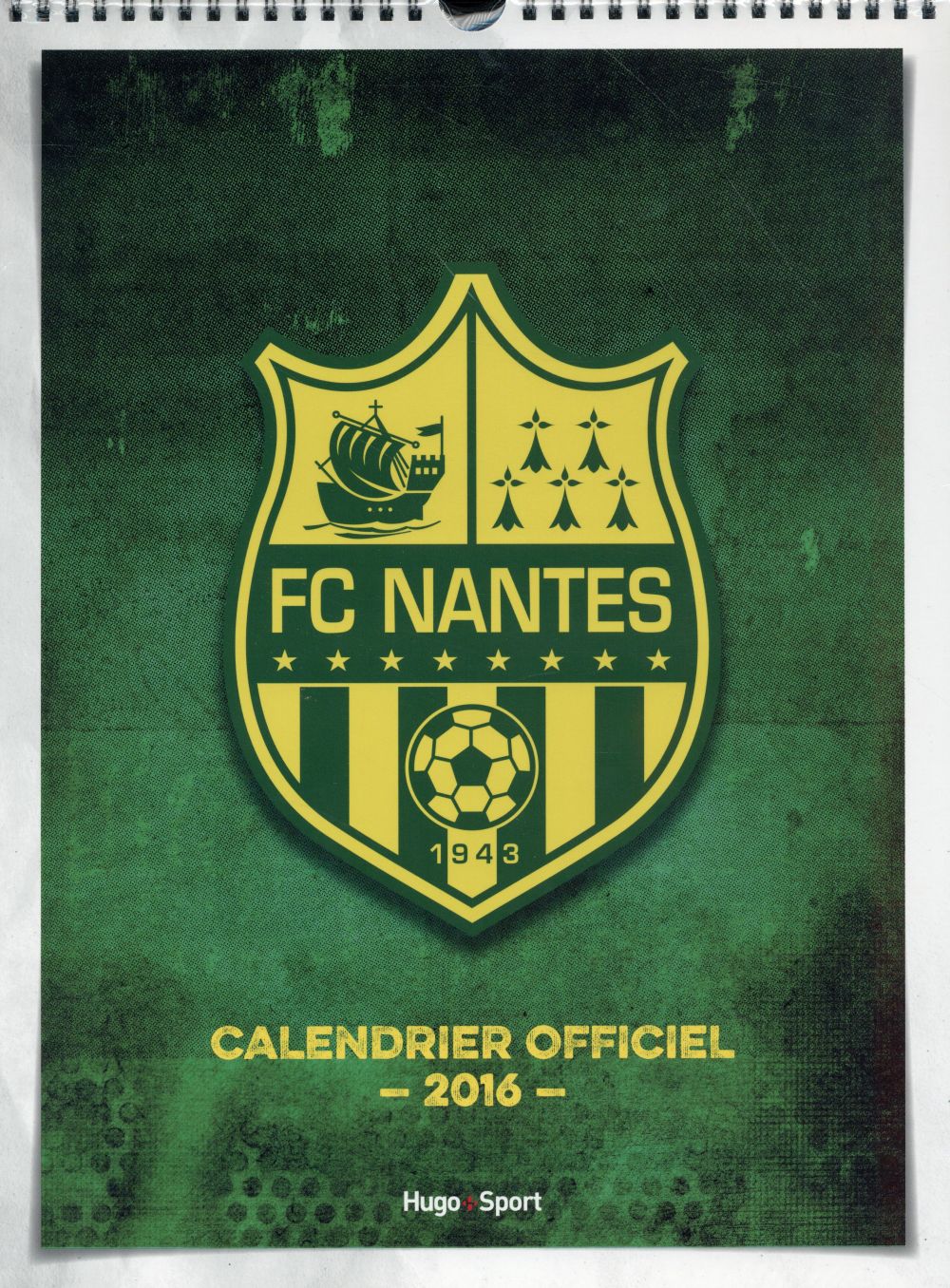 Calendrier mural FC Nantes 2016