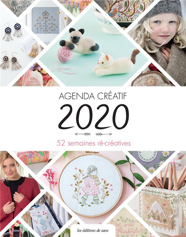 Agenda créatif ; 52 semaines ré-créatives (édition 2020)
