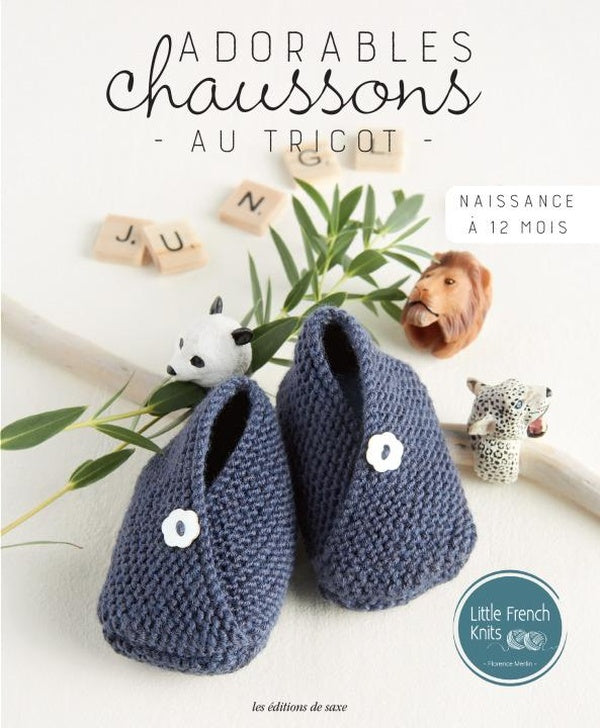 Adorables chaussons au tricot ; naissance à 12 mois