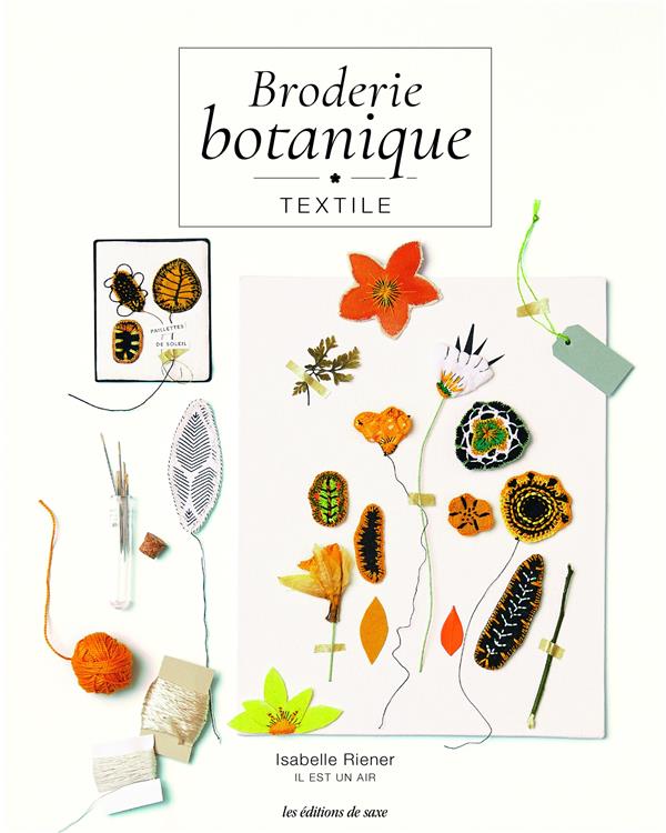 Broderie botanique textile - flash vidéo
