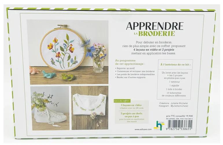 Coffret apprendre la broderie