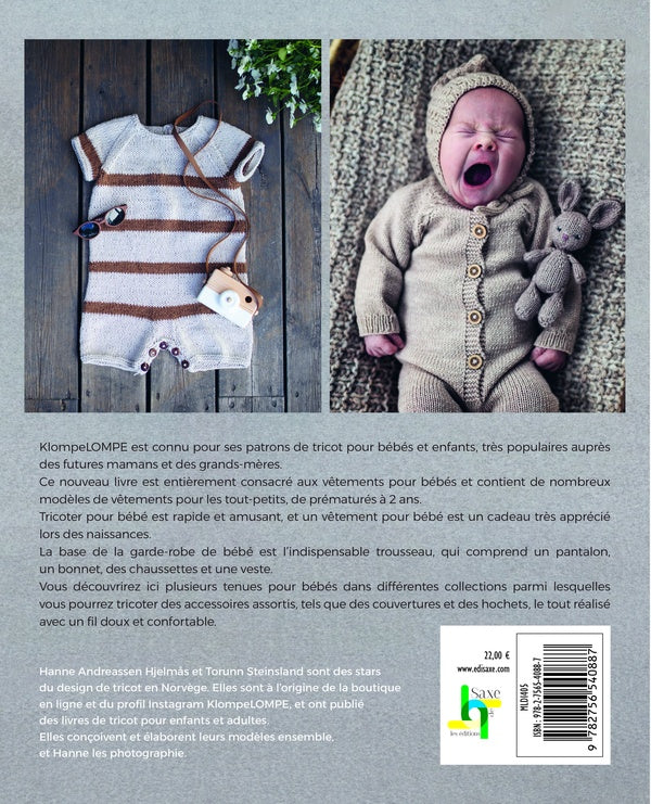Adorable layette au tricot