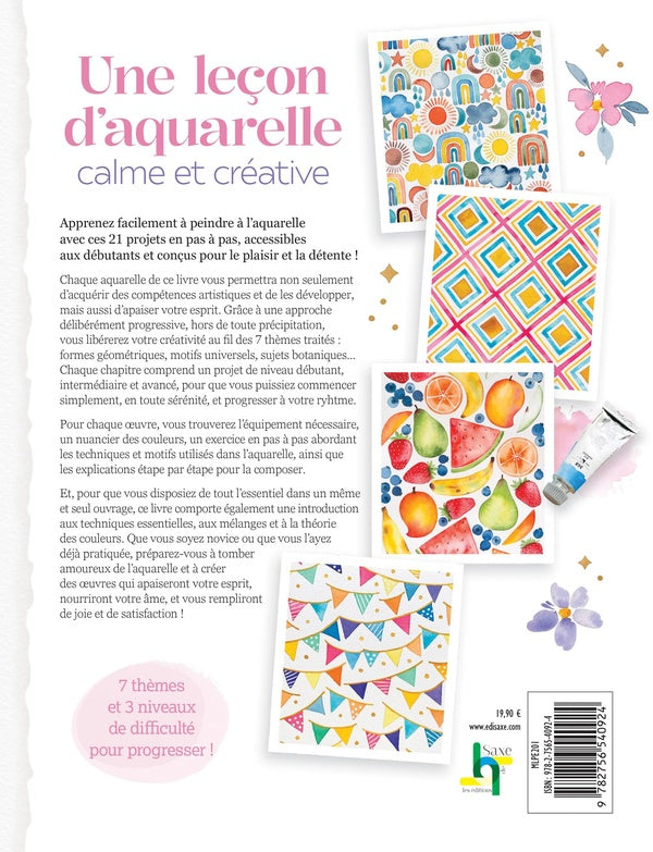 Motifs aquarelle débutants