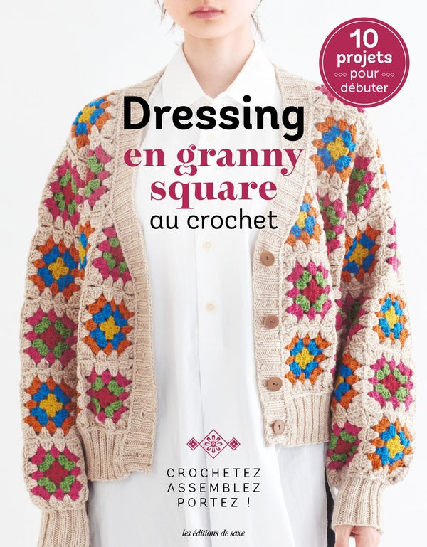 Dressing en granny square au crochet : Crochetez, assemblez, portez !