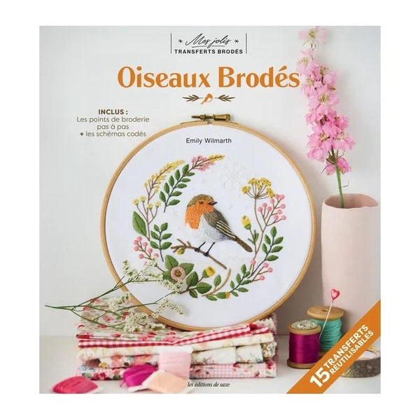 Mes jolis transferts brodés : Oiseaux brodés