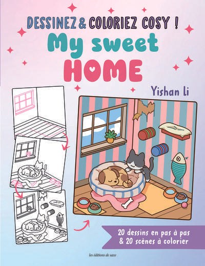 Dessinez & coloriez cosy : My sweet home cosy