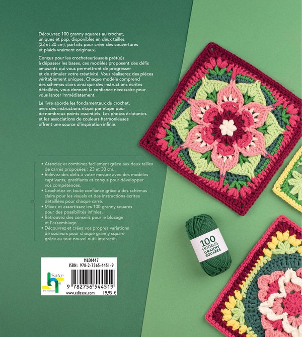 Granny squares - 100 modeles niveau expert