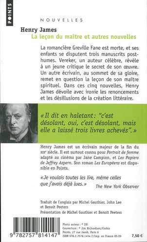 La leçon du maître ; et autres nouvelles