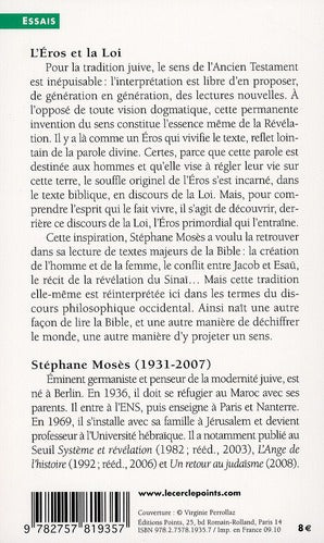 L'éros et la loi ; lectures bibliques