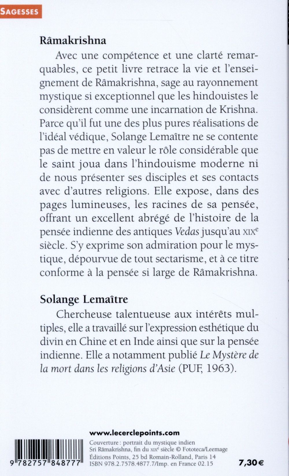 Râmakrishna et la vitalité de l'hindouisme