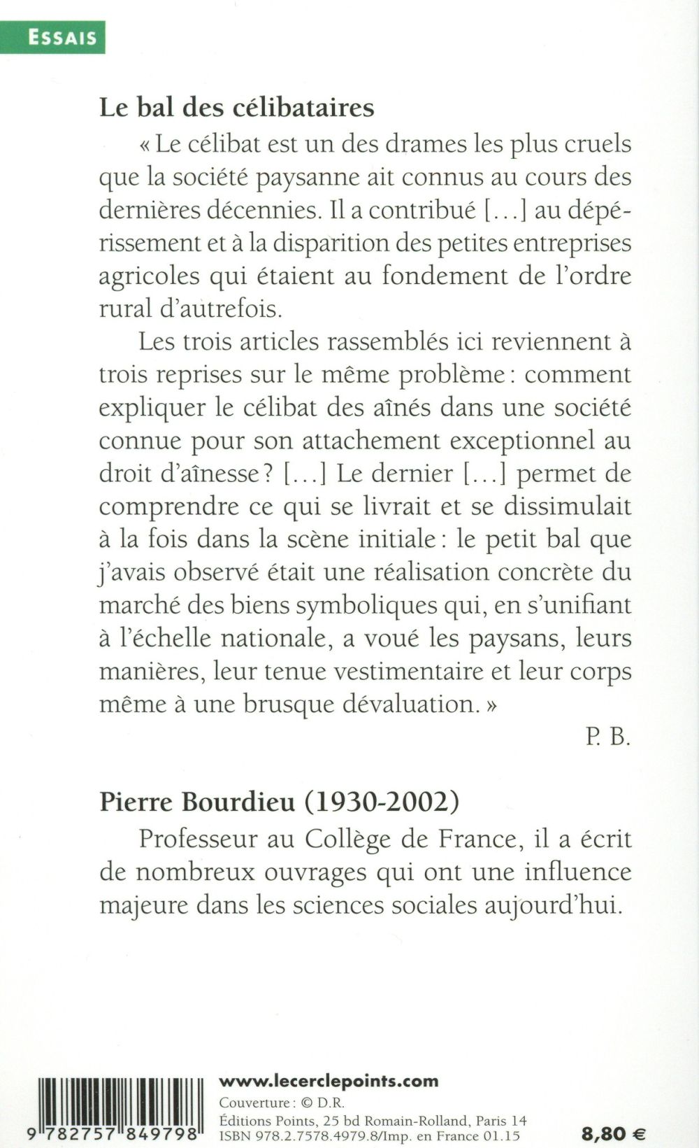 Le bal des célibataires ; crise de la société paysanne en Béarn