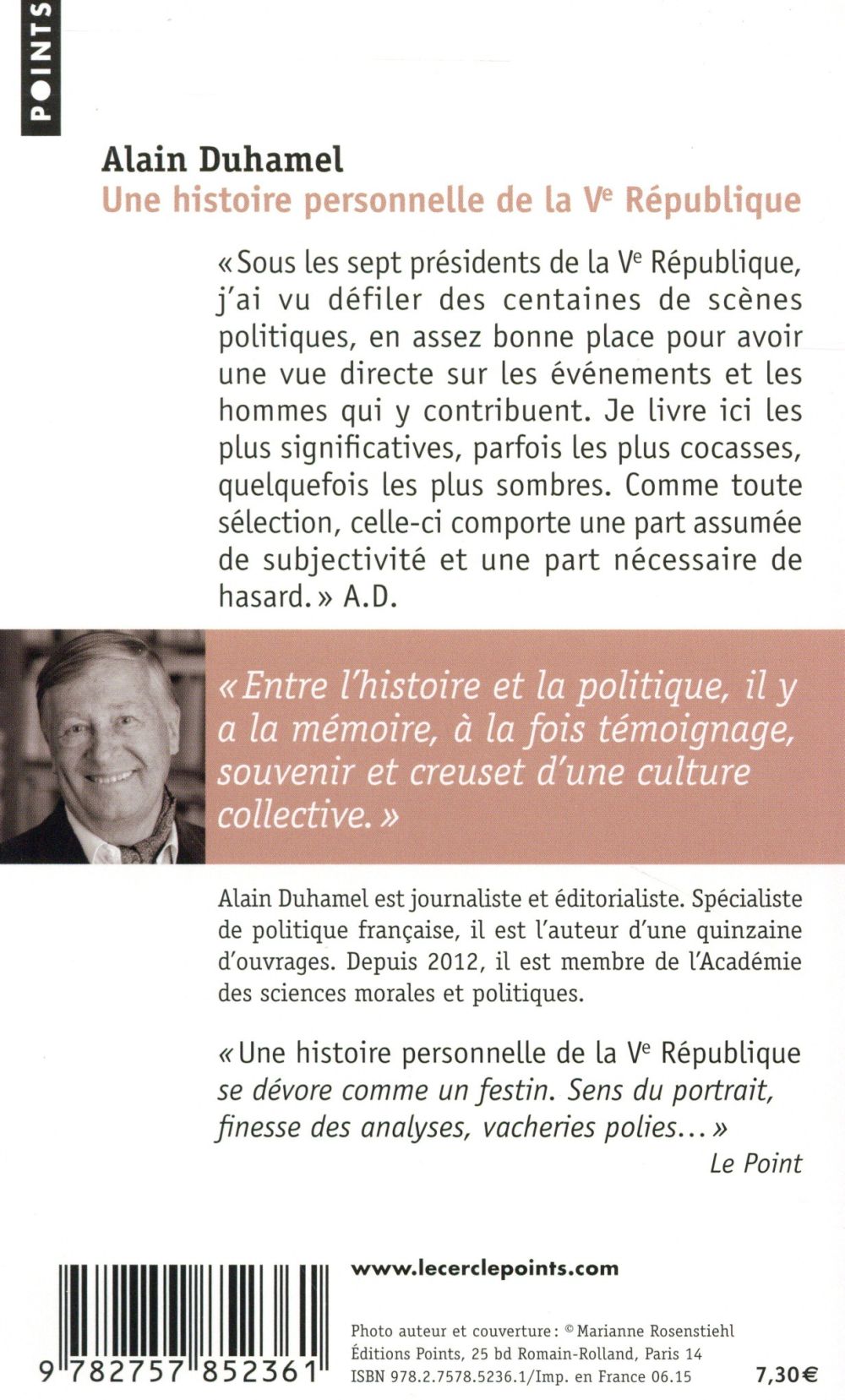 Une histoire personnelle de la Ve République