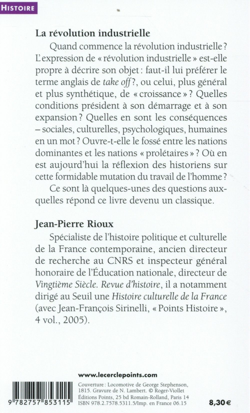 La révolution industrielle, 1770-1880