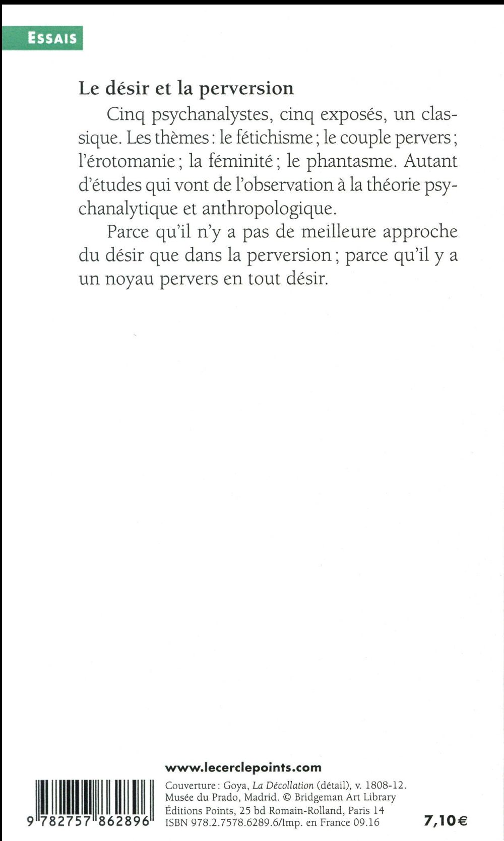 Le désir et la perversion