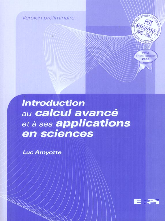 Introduction au calcul avancé et à ses applications en sciences - flash vidéo