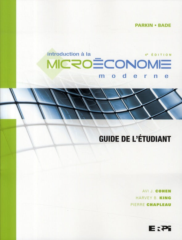 Introduction à la microéconomie moderne ; guide de l'étudiant (4e édition) - flash vidéo