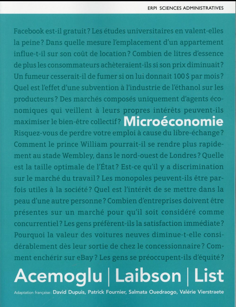 Microeconomie ; monlab XL ; etext - flash vidéo