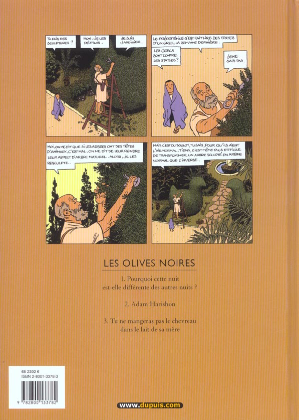 Les olives noires Tome 3 ; tu ne mangeras pas le chevreau dans le lait de sa mère