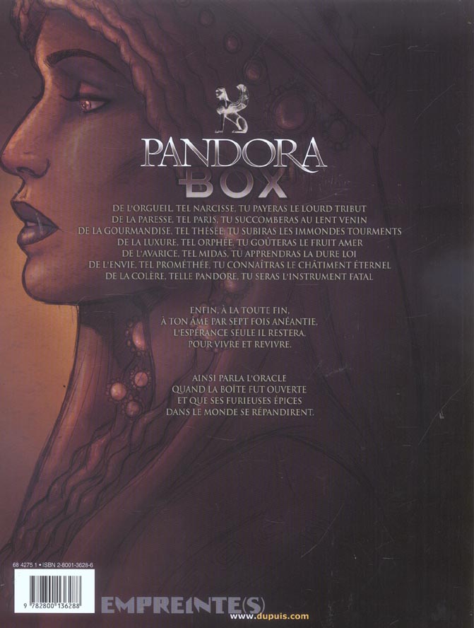 Pandora box Tome 2 : la paresse