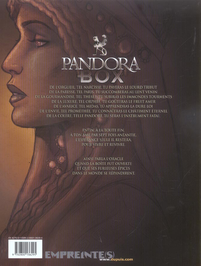 Pandora box Tome 4 : la luxure