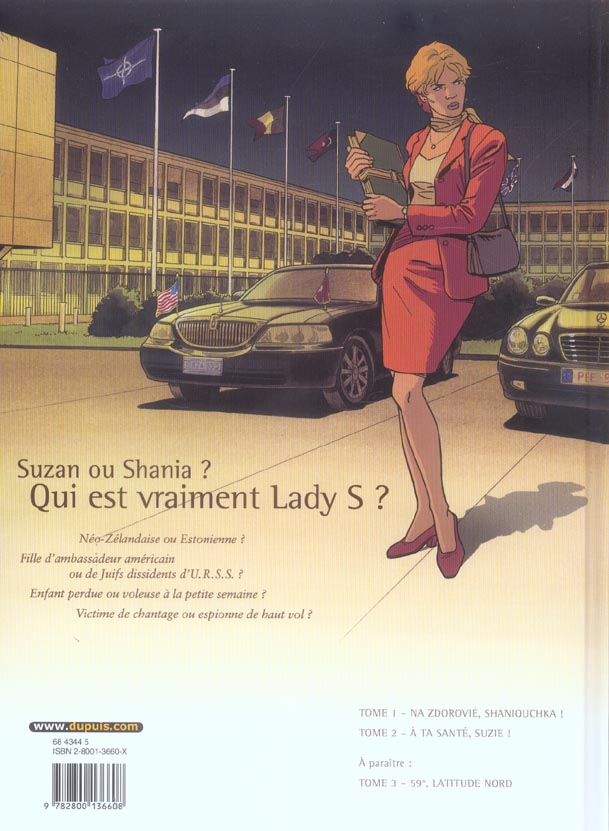 Lady S. Tome 2 : à ta santé, Suzie !