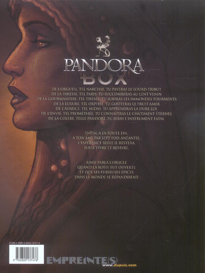 Pandora box Tome 7 : la colère