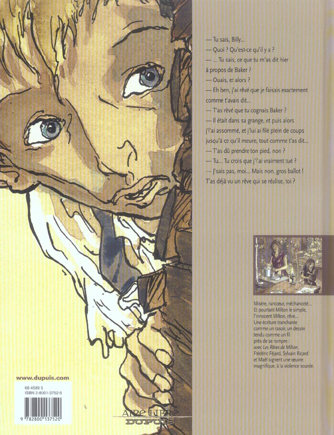 Les reves de milton Tome 1
