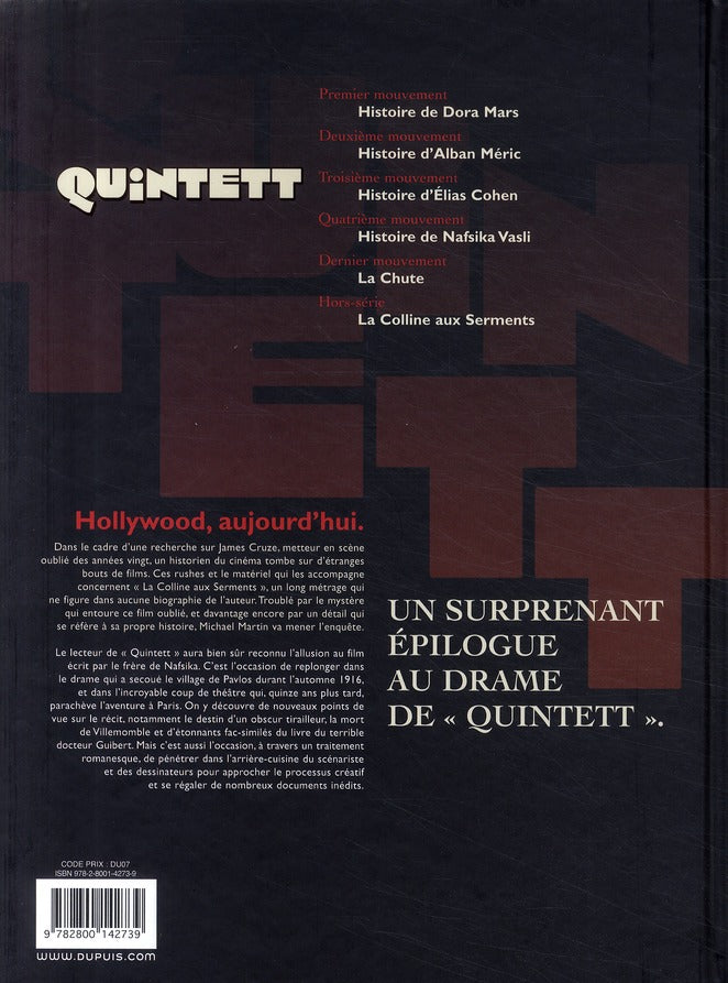 Quintett Tome 6 : la colline aux serments