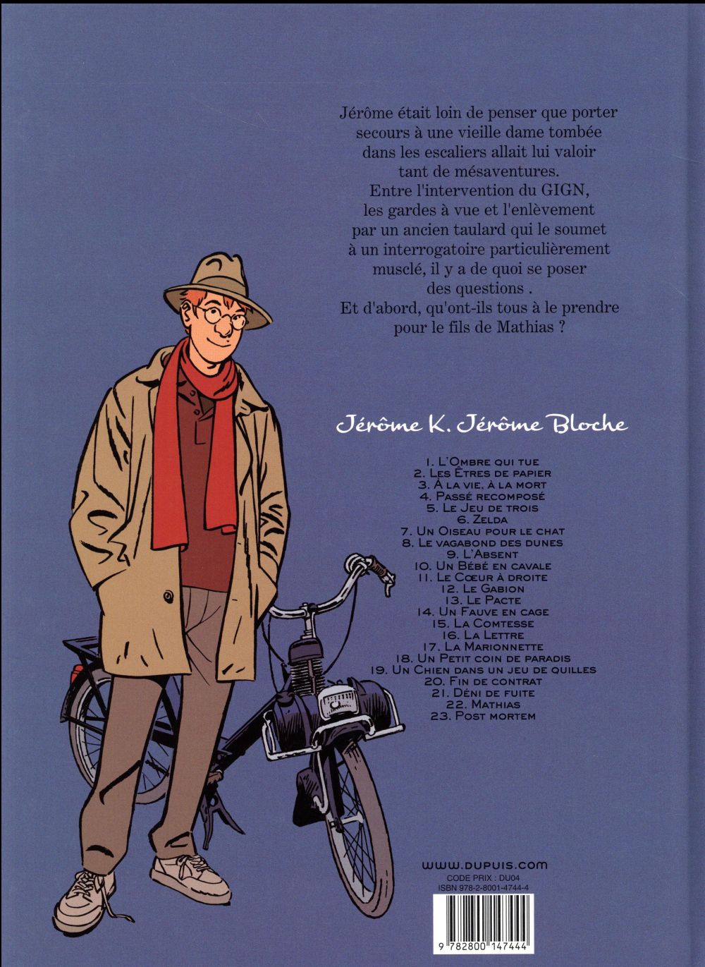Jérôme K. Jérôme Bloche Tome 22 : Mathias
