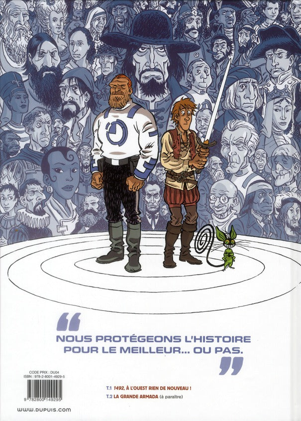 Les brigades du temps Tome 1 ; 1492, à l'ouest, rien de nouveau !